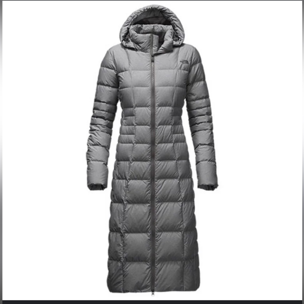 The North Face Women's Triple C Il Full-Length Down Parka in Grey